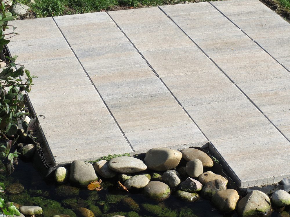 Diephaus Terrassenplatte VIA MUSCHELKALK 40/40/4 CM PE2 120/DBP