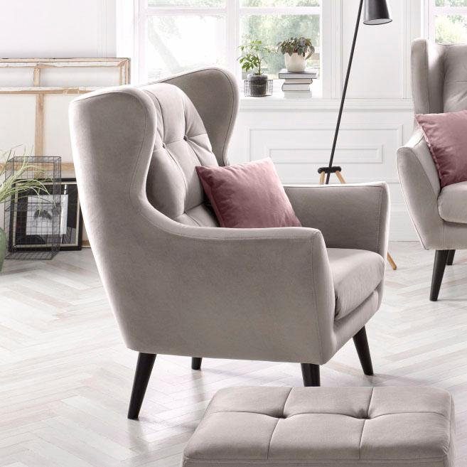 andas Ohrensessel Hemmink, Sessel, Loungesessel, mit günstig online kaufen