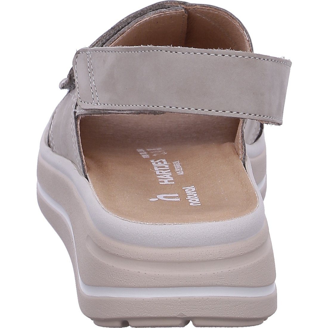 Schuhe, Woogie Hartjes Leder Sandalette grün Hartjes 048743 Damen - Sandalette
