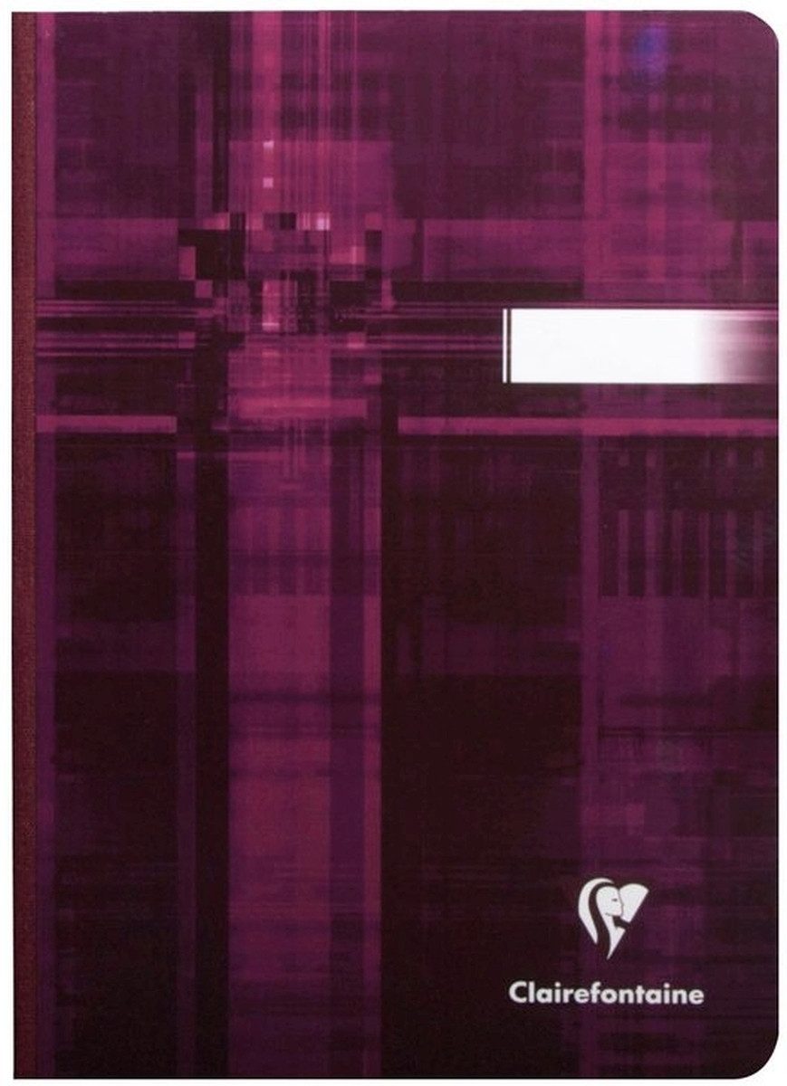 CLAIREFONTAINE Notizbuch Kladde A5 96 Blatt liniert farbig sortiert (5 Stück)