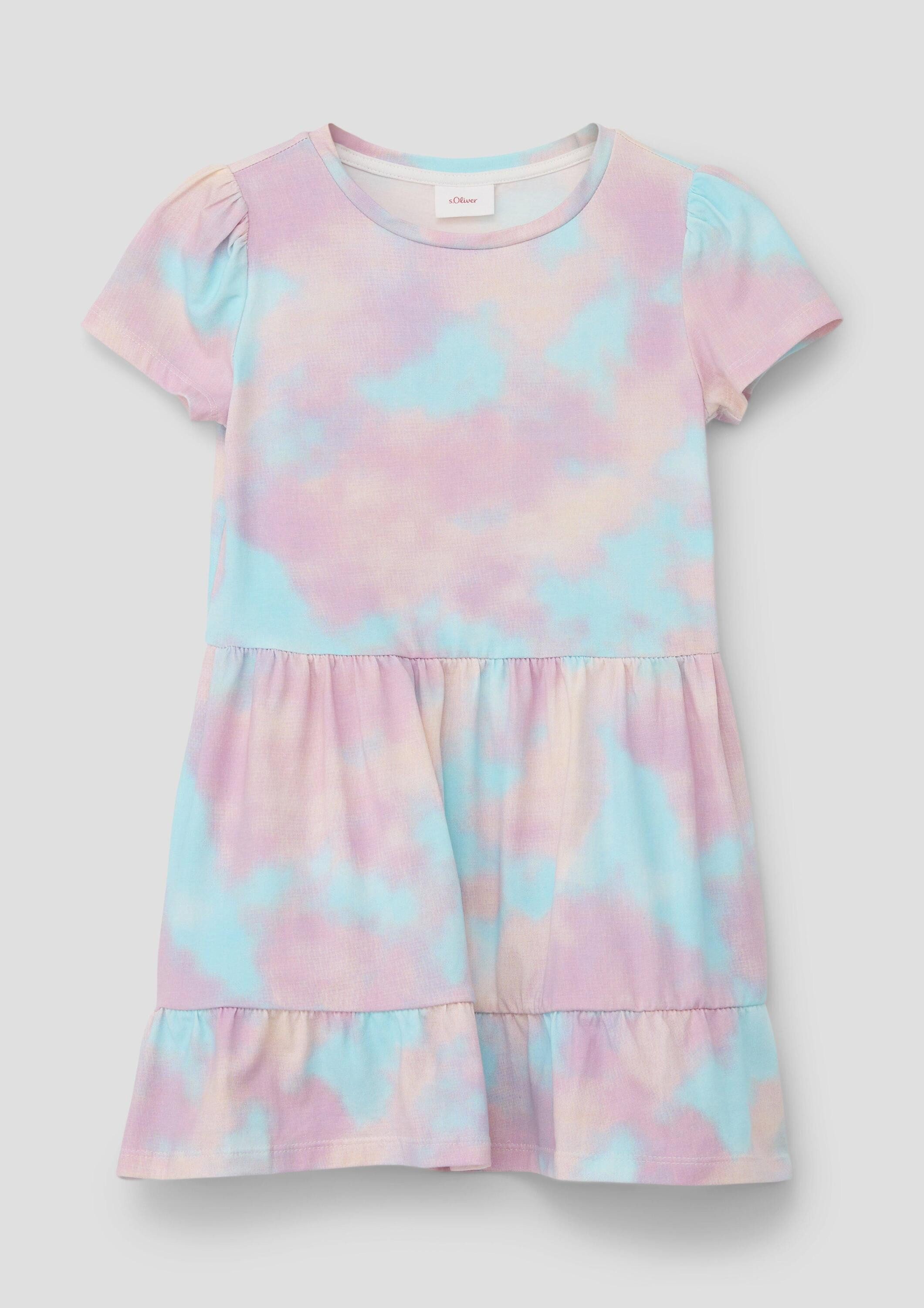 s.Oliver Minikleid Kleid Kleid mit All-over-Print