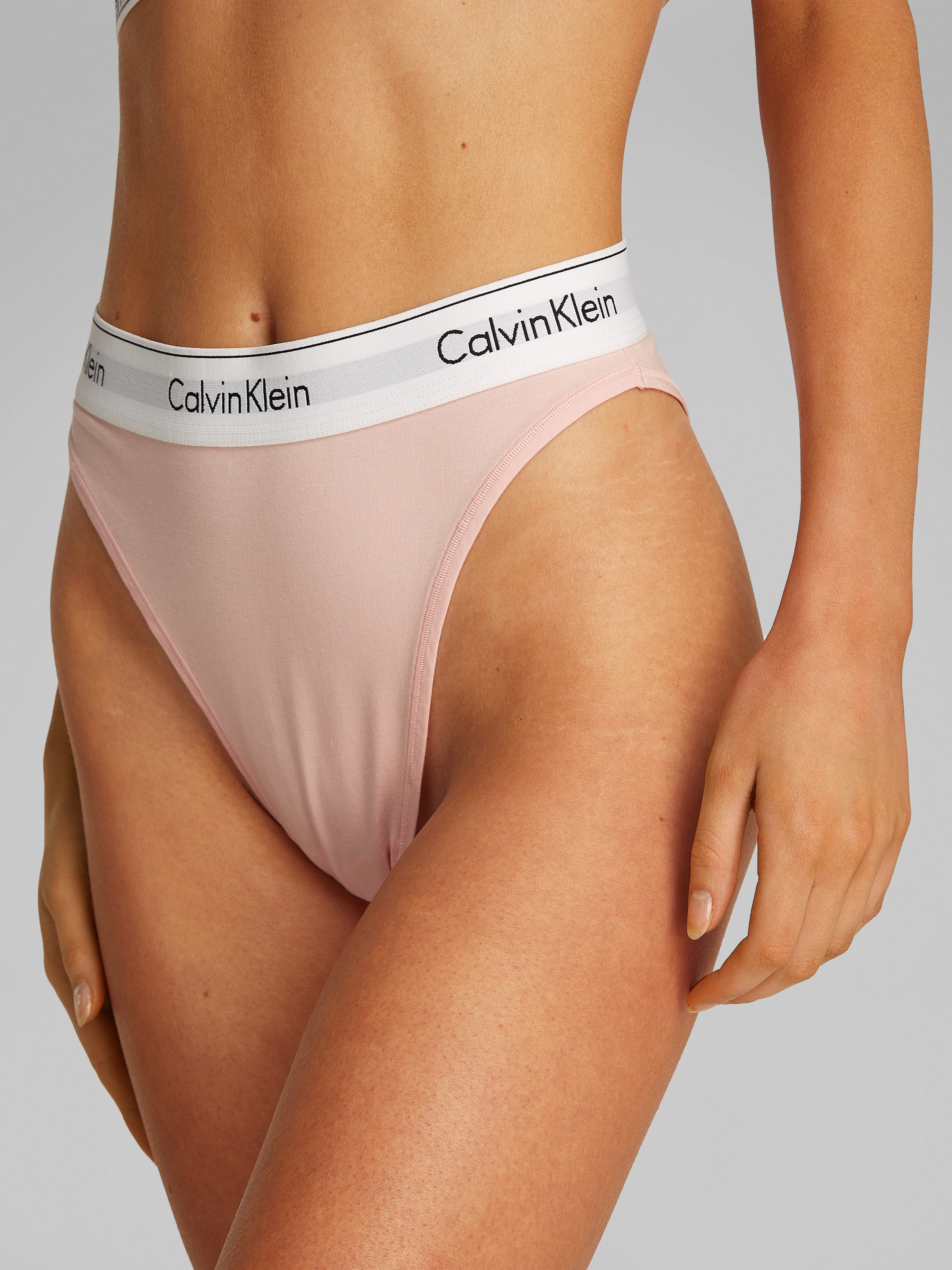 Calvin Klein Underwear Slip HIGH LEG BIKINI SLIP mit hohem Beinausschnitt
