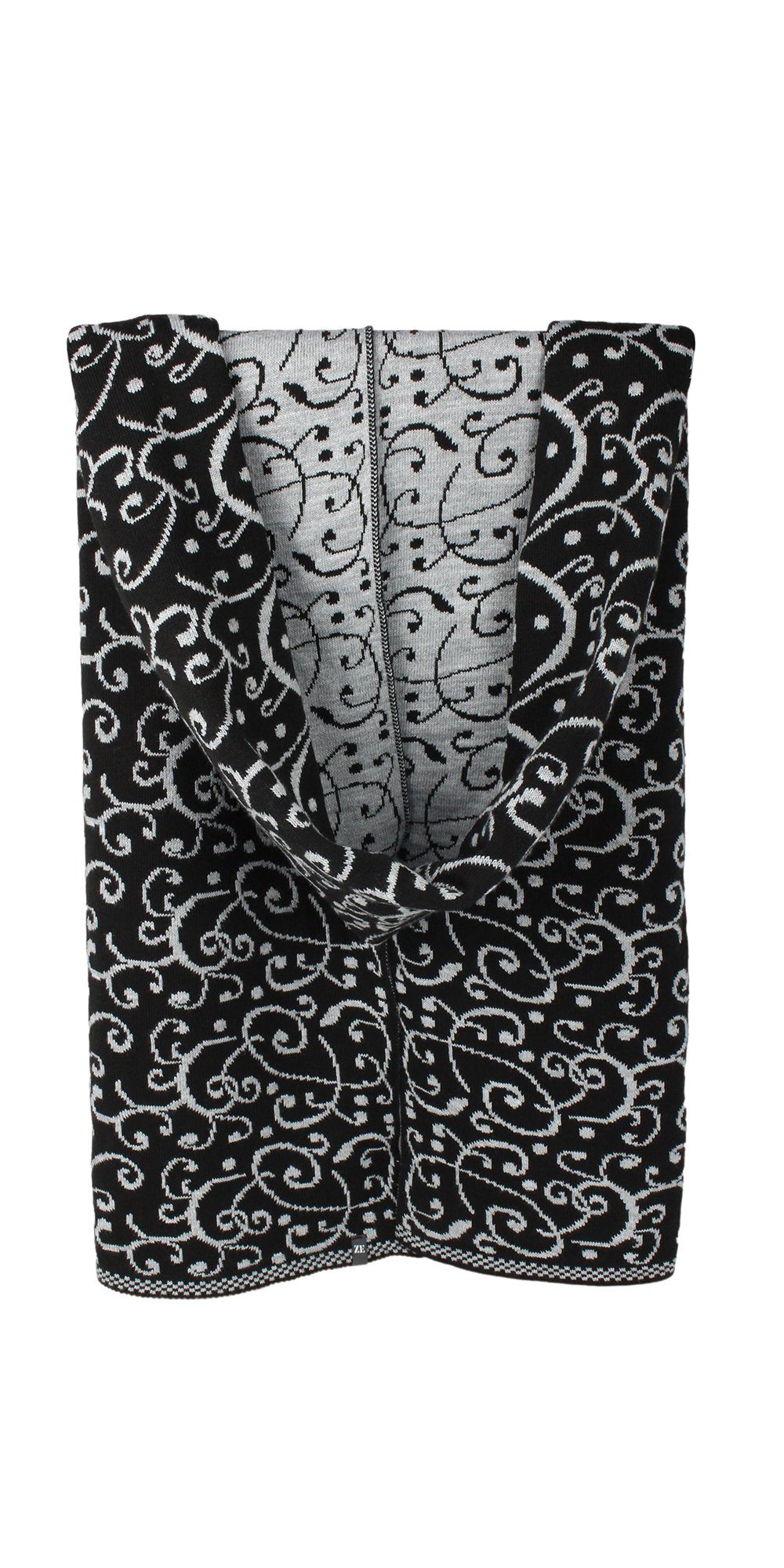 ZEBRO Strickschal Fein gestrickter Schal "Ornamente", günstig online kaufen