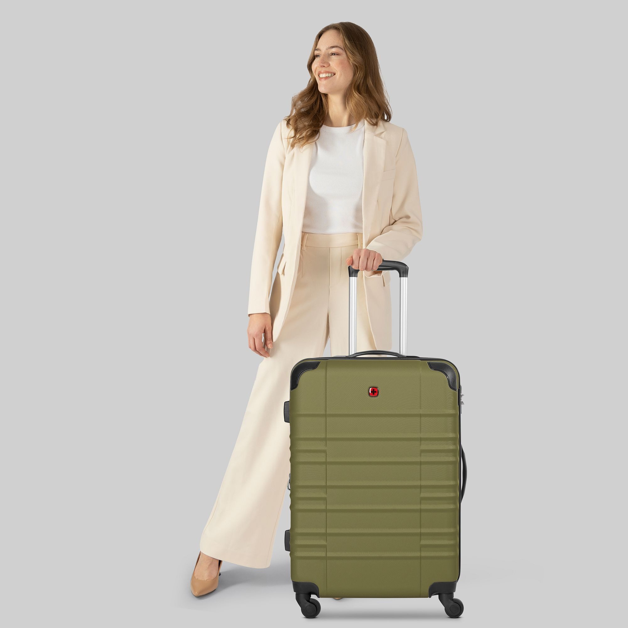 Wenger Hartschalen-Trolley Amplar Evo, 4 Rollen, ABS