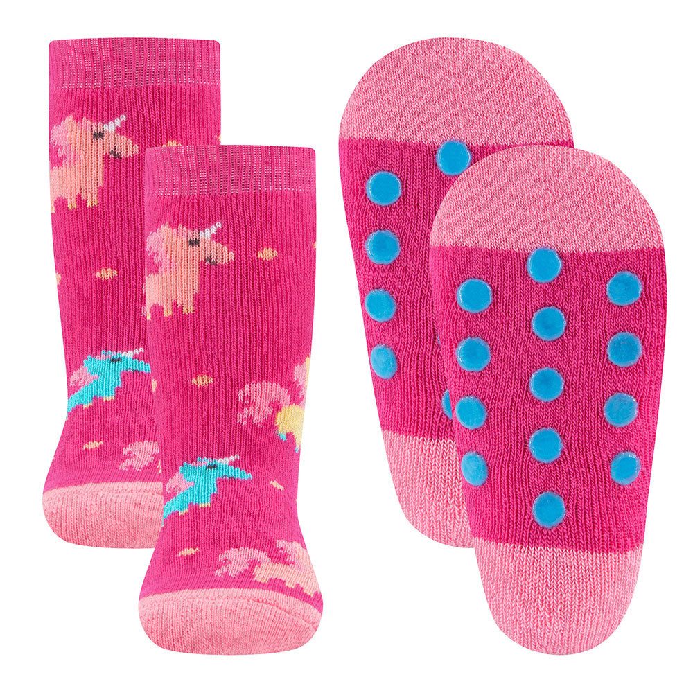 Ewers ABS-Socken Stoppersocken ABS 2er Pack Einhorn (2-Paar)
