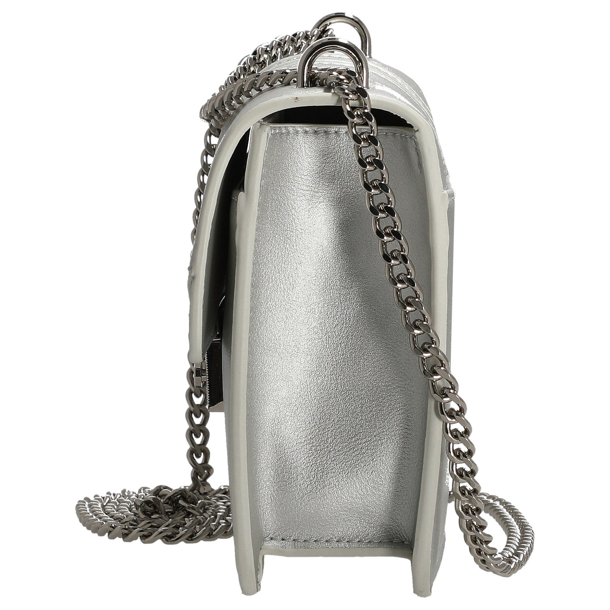 Seidenfelt Manufaktur Umhängetasche Roros - Schultertasche 21 cm (silver)