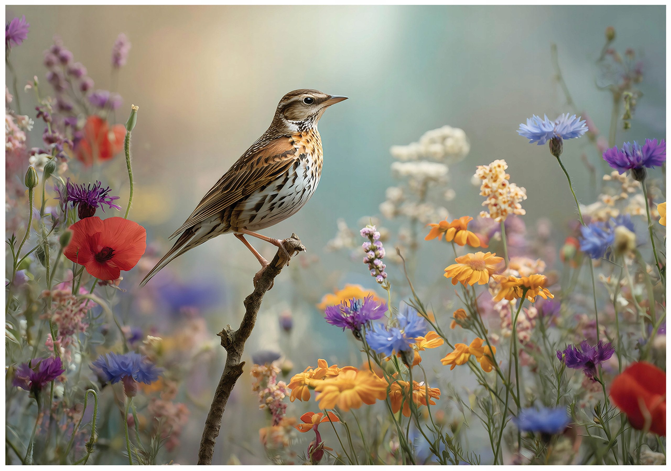Wallarena Fototapete Vogelmotiv Vlies strapazierfähig Schlafzimmer Wohnzimmer 250x175 cm, glatt, 150 x 105 cm
