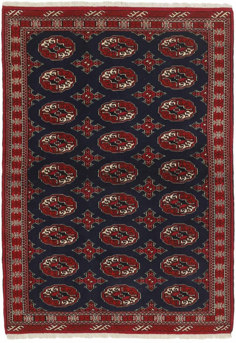 Orientteppich Turkaman 136x196 Handgeknüpfter Orientteppich / Perserteppich, Nain Trading, rechteckig, Höhe: 6 mm