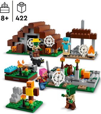 LEGO® Konstruktionsspielsteine Das verlassene Dorf (21190), LEGO® Minecraft, (422 St), Made in Europe