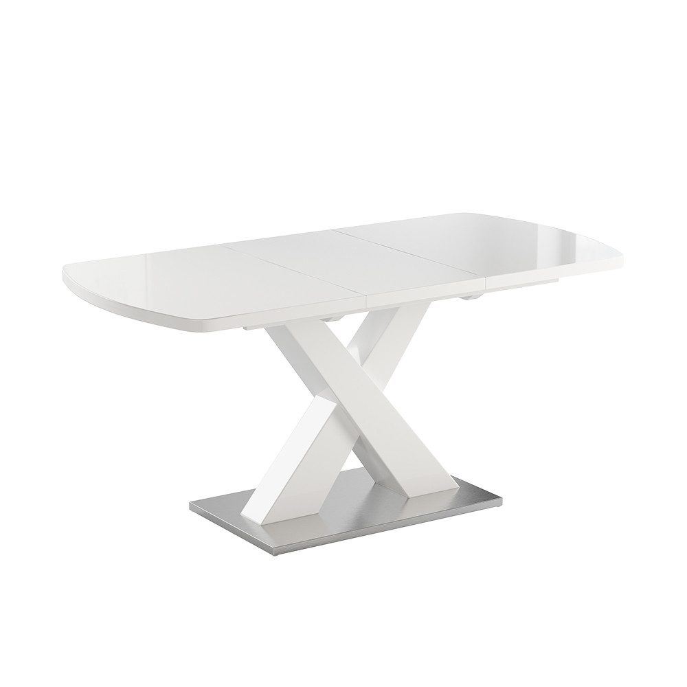Vicco Esstisch Fenaro Ausziehbar - Schwarz/Goldkraft Eiche 120x80 Cm