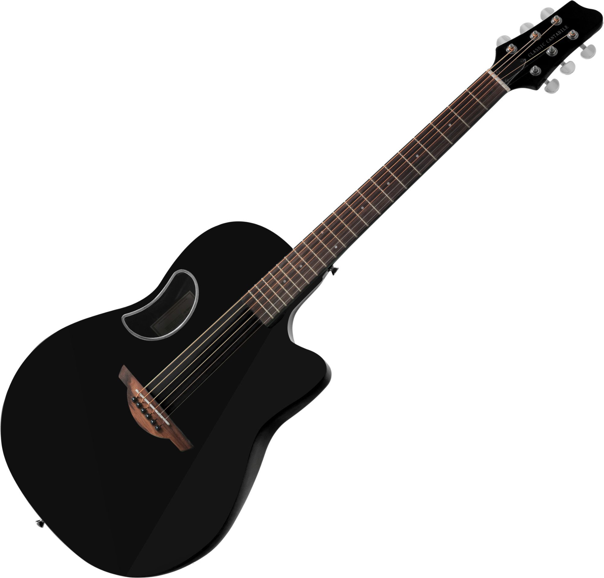 Westerngitarre CS-100BK Westerngitarre Schwarz - Akustikgitarre aus Carbonfaser