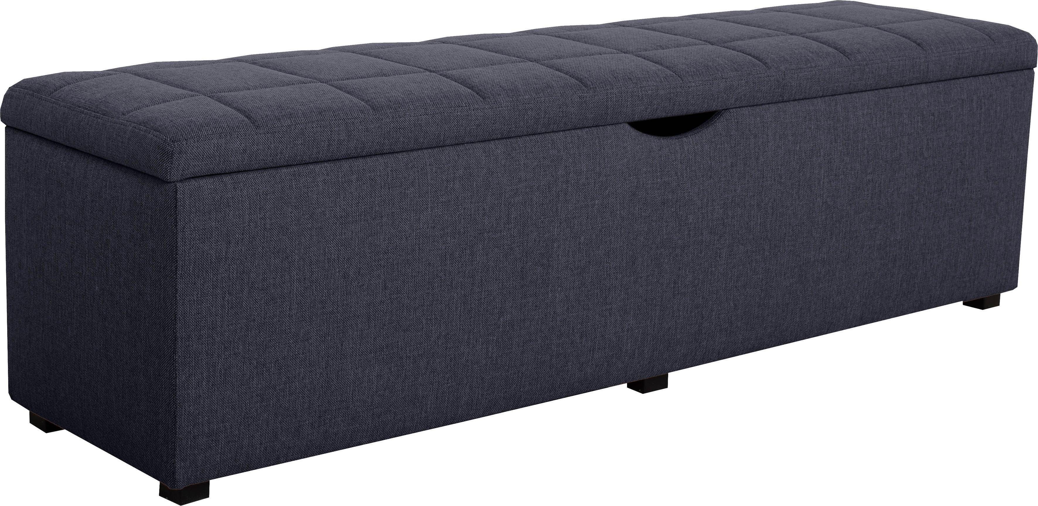 Home affaire Hockerbank Checked, mit Stauraum, Breite 120 cm und 160 cm, als Bettbank geeignet