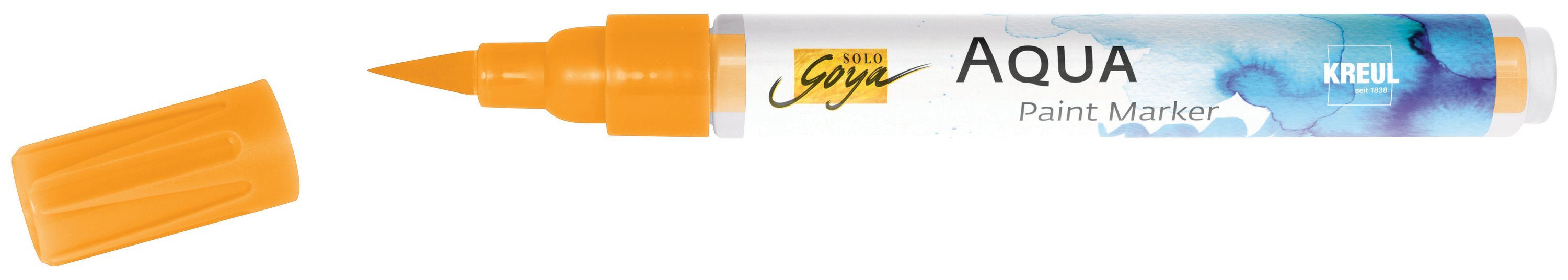 Kreul Aquarellstifte Solo Goya Marker, Wasserbasis, Paint Wasserverdünnbar Aqua Orange