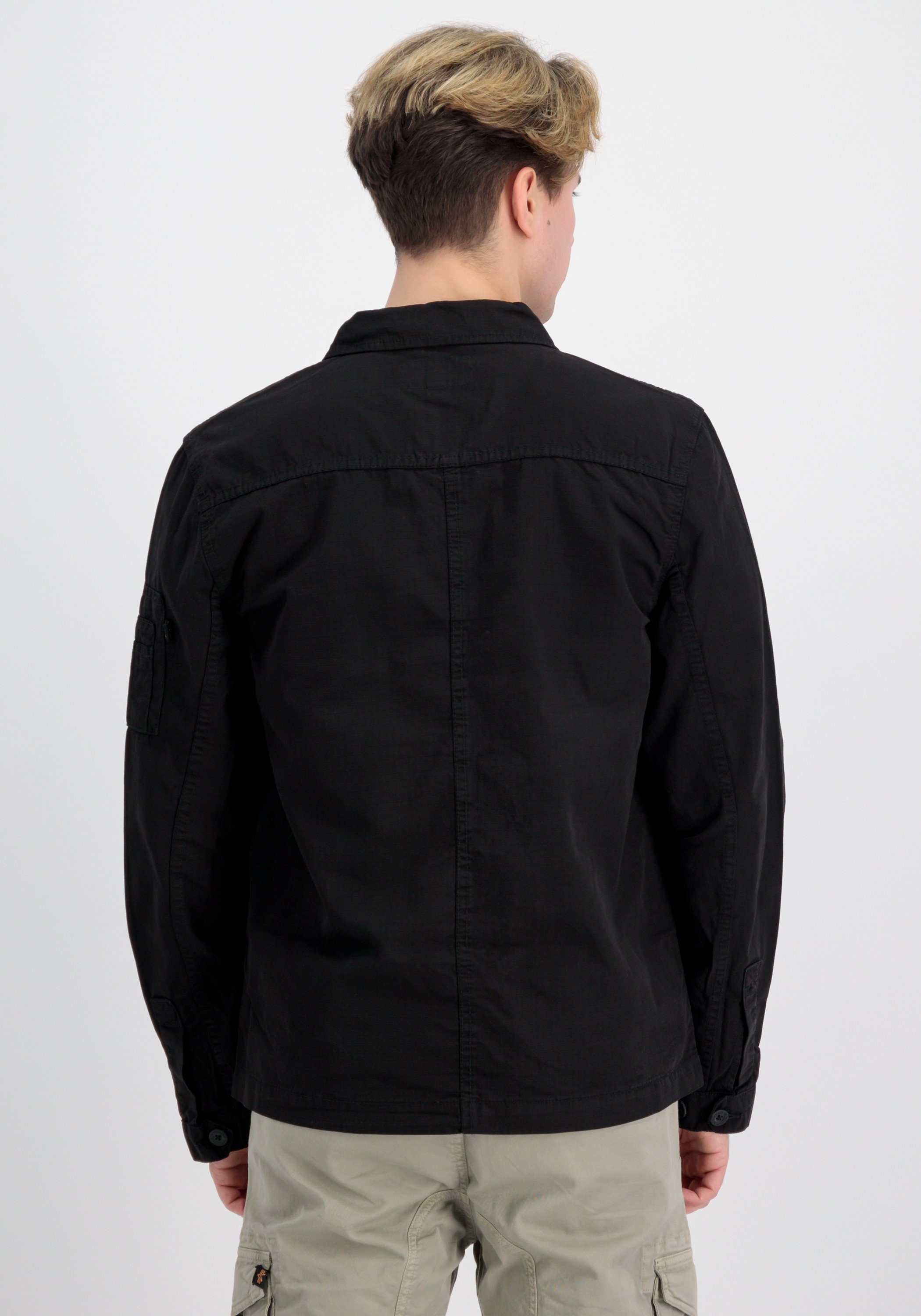 Ripstop Cargo Alpha - Men Alpha Overshirts Overshirt Industries black Industries Hemdjacke