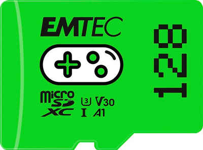 EMTEC Gaming microSD 128GB Speicherkarte (128 GB, UHS Class 1, 100 MB/s Lesegeschwindigkeit)