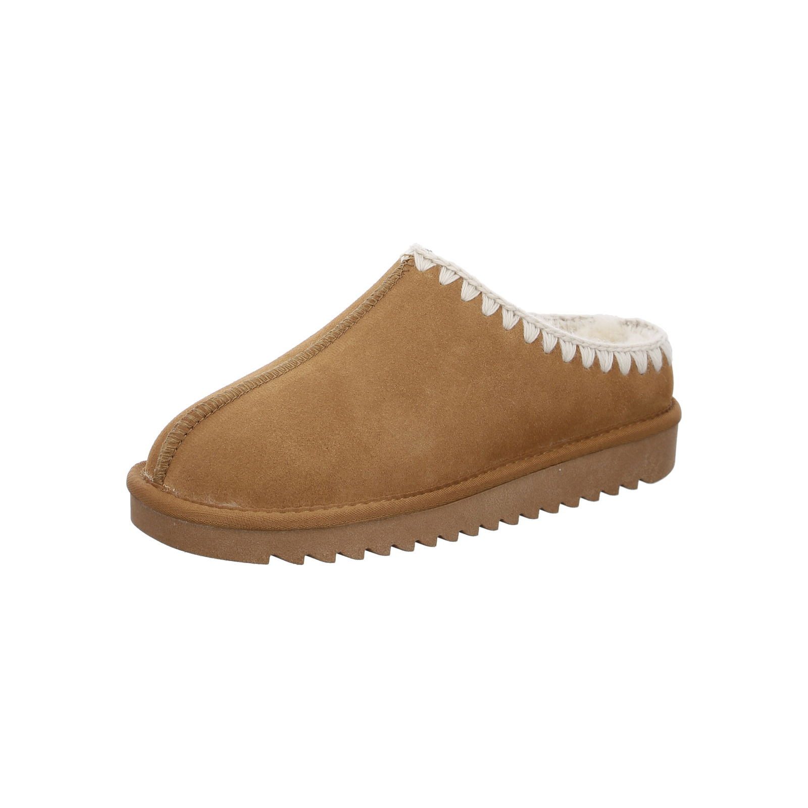 Ara Alaska - Damen Schuhe Hausschuh Pantoletten Leder braun