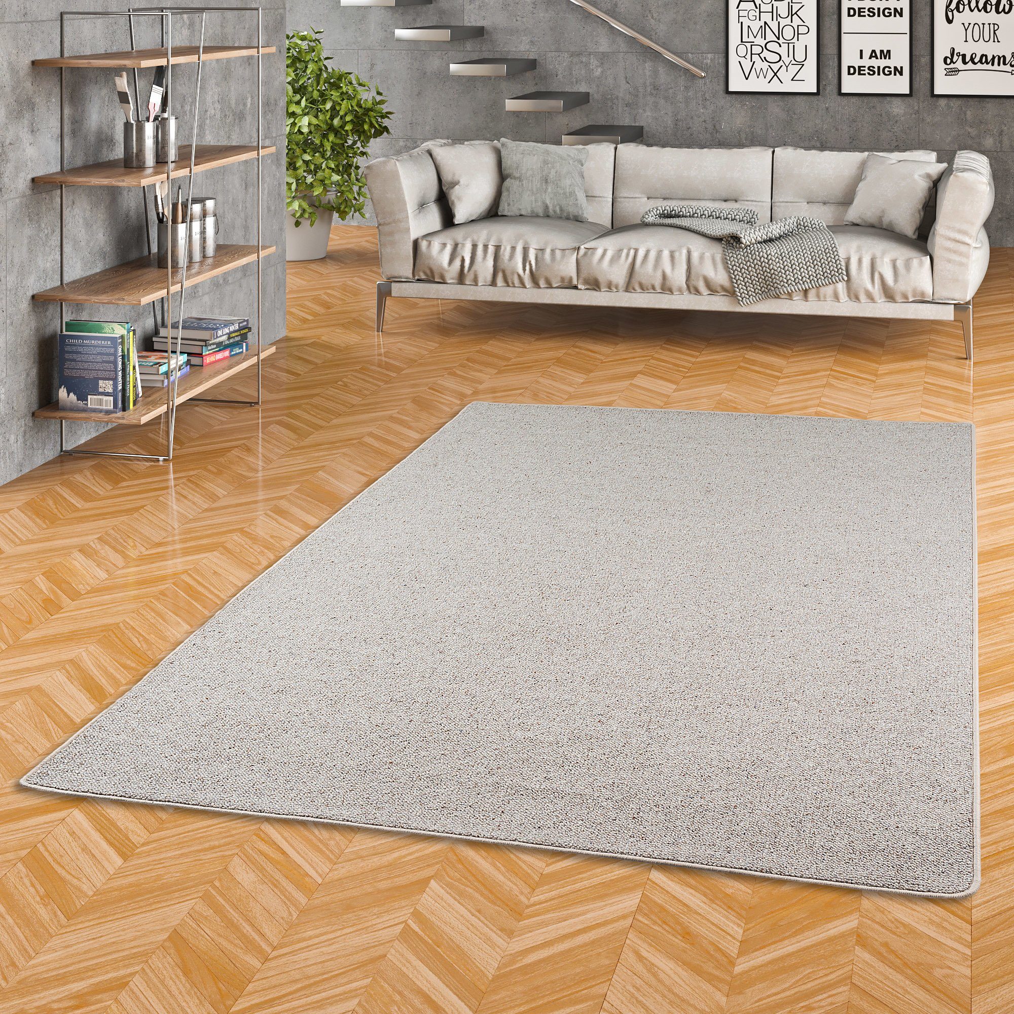 Snapstyle Wollteppich Natur Teppich Wolle Berber, Rechteckig, Höhe: 10 mm