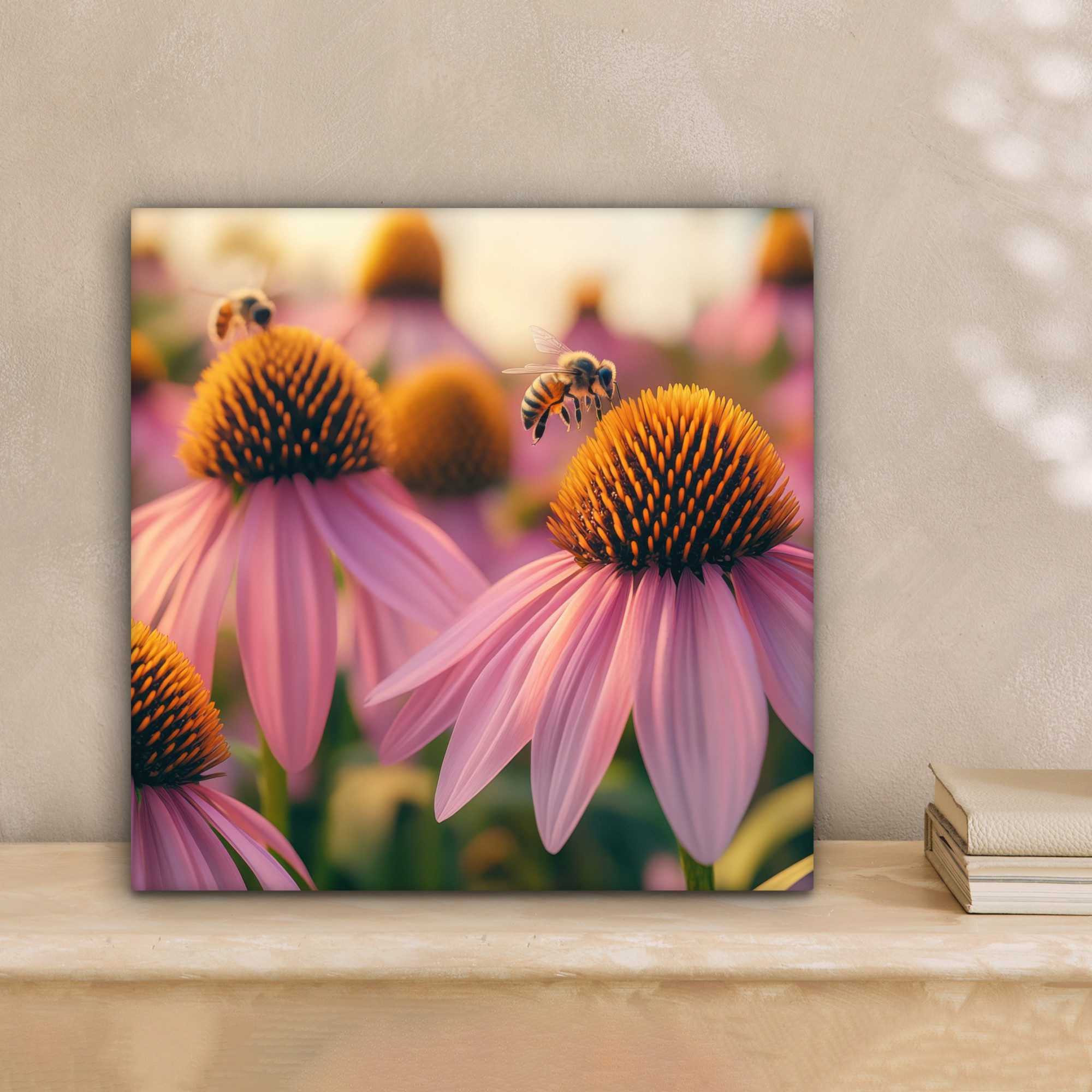 OneMillionCanvasses® Leinwandbild Blumen - Lila - günstig online kaufen