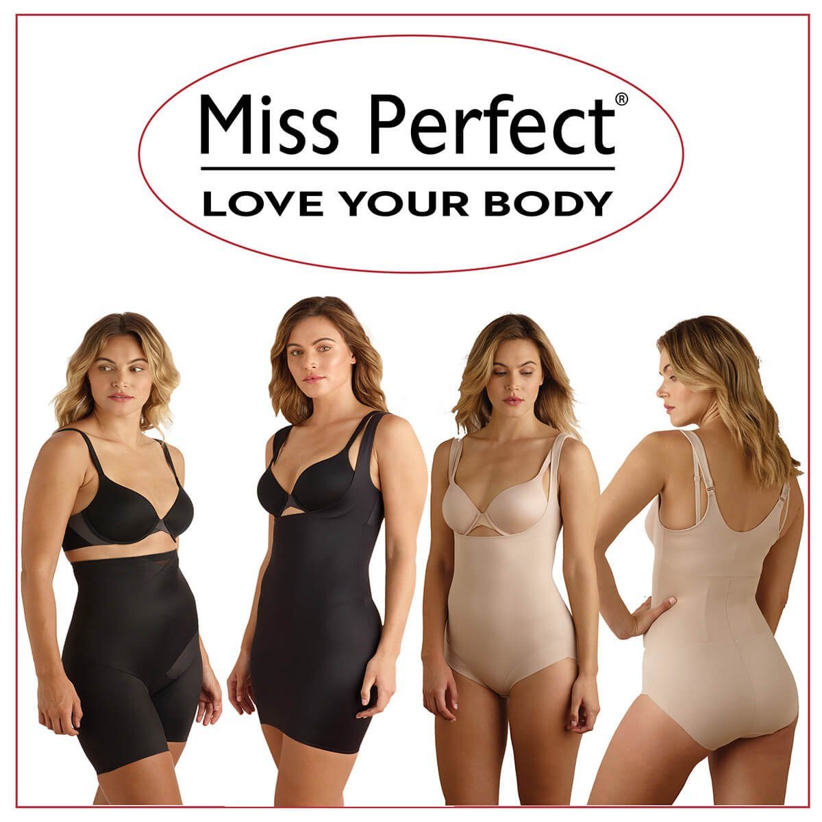 Miss Perfect Miederhose 4435 Damen Bauchweg Miederhose Tummy Tux Extra Firm Control