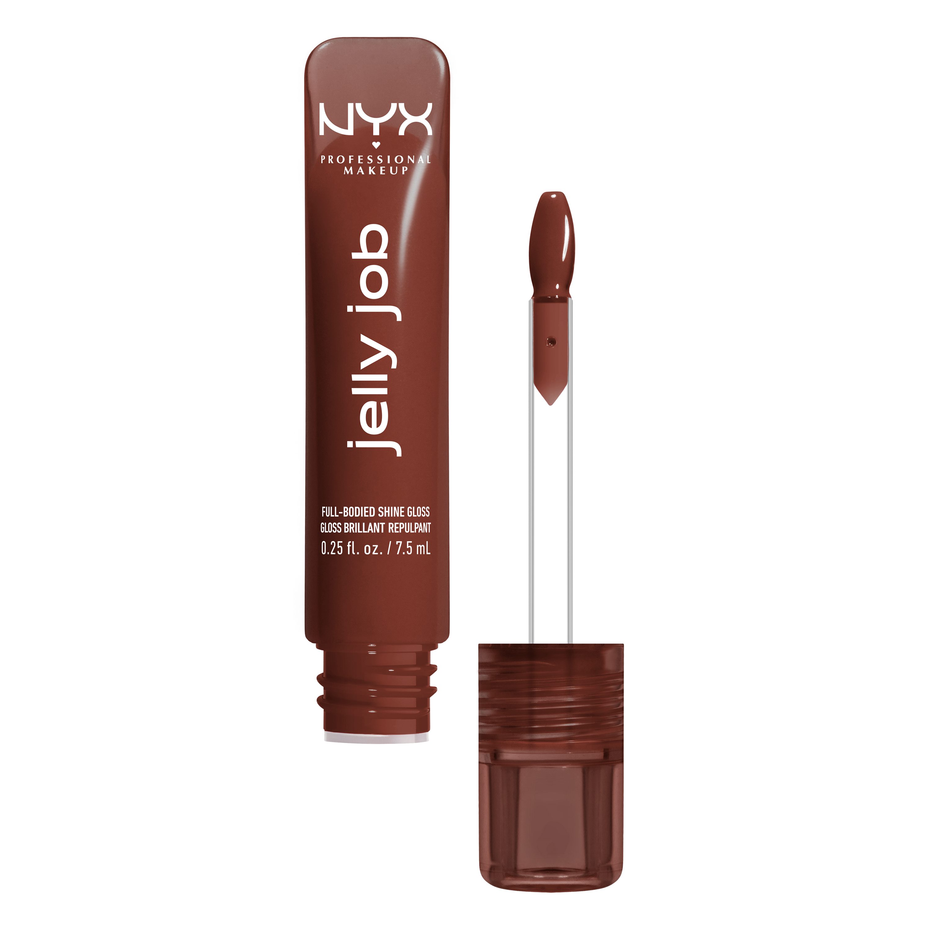 NYX PROFESSIONAL MAKEUP Lipgloss JELLY JOB FULL BODIED SHINE GLOSS, no Filler -pflegender Gloss für optisch vollere Lippen