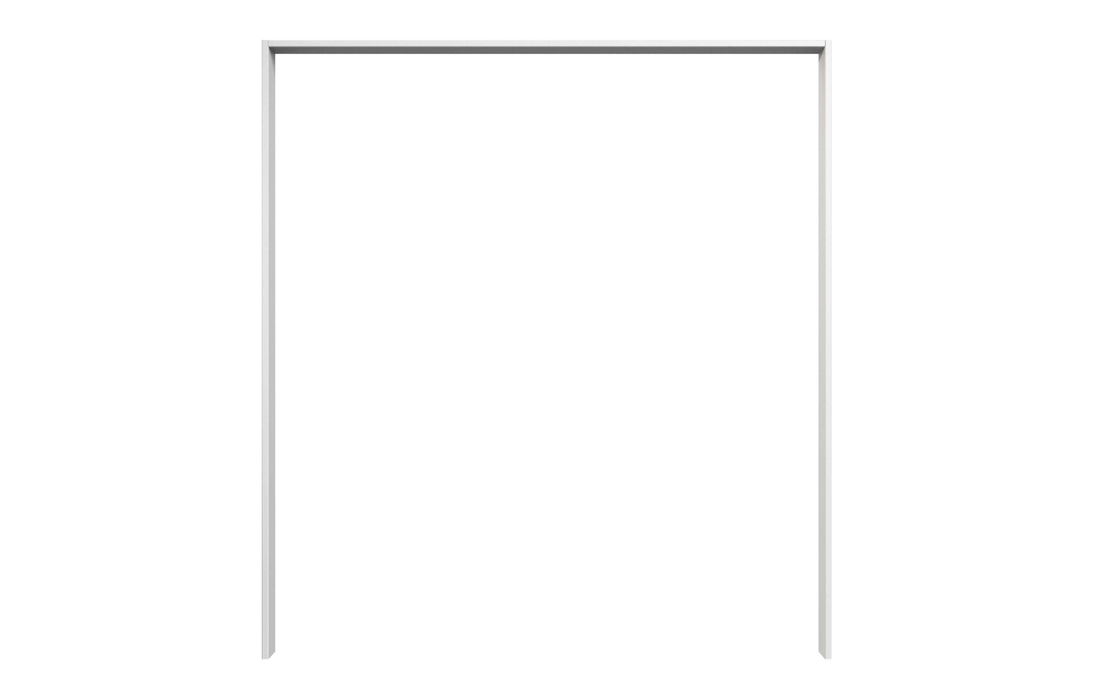 möbel-direkt.de Schwebetürenschrank Emden in Weiß mit Beton (komplett, 1-St., Schwebetürenschrank, Kleiderschrank) Made in Germany