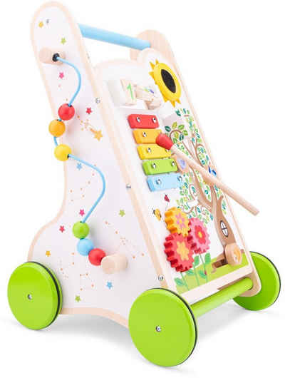 New Classic Toys® Lauflernwagen Activity Baby Walker • Holzspielzeug für Kinder • Alter 12M+