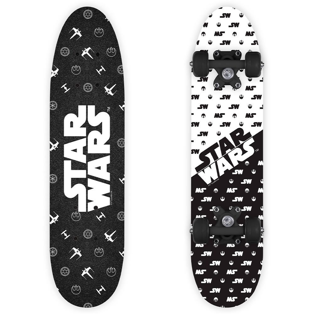Star Wars Skateboard Spider-Man 61 cm – Kinder Holz Skateboard 24 Zoll Funboard, Kinder Skateboard, rutschfeste Oberfläche, 9-lagiges Ahornholz