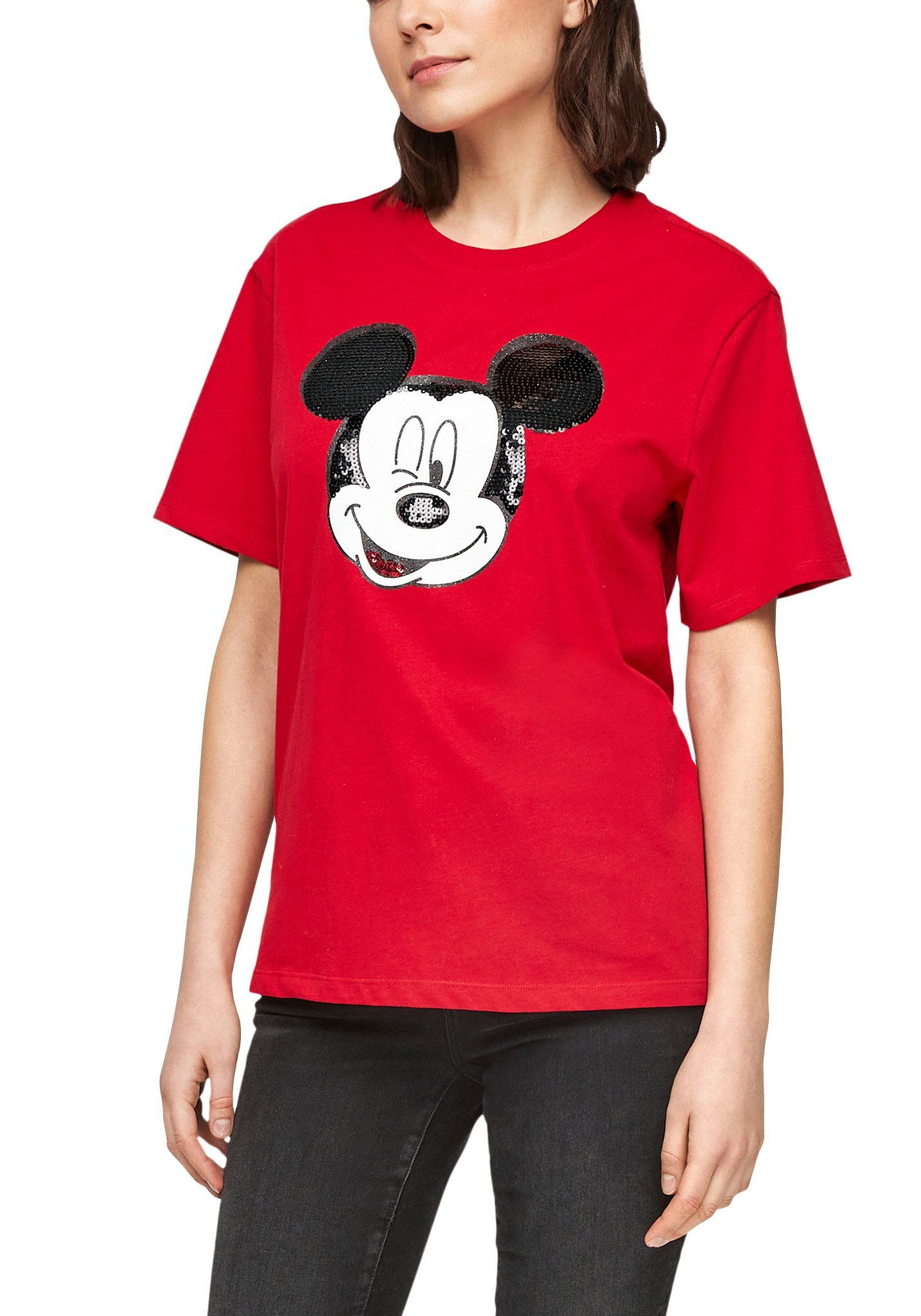 s.Oliver T-Shirt mit coolem Mickey Mouse Paillettenmotiv online kaufen |  OTTO