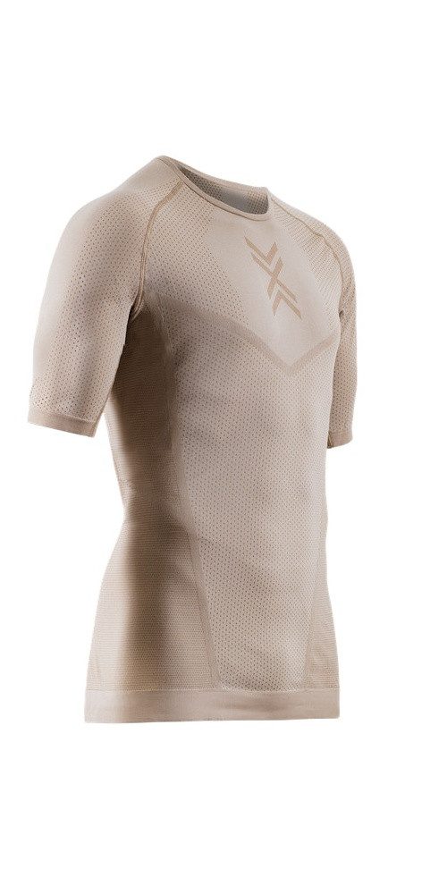 X-Bionic Laufshirt Xceed Ride Run Shirt (optimale Thermoregulation) sandbraun Herren