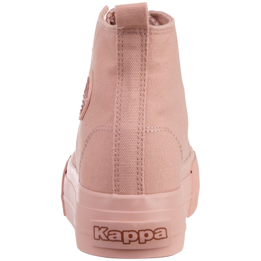 dark Plateau-Sohle rosé Sneaker mit Kappa angesagter -