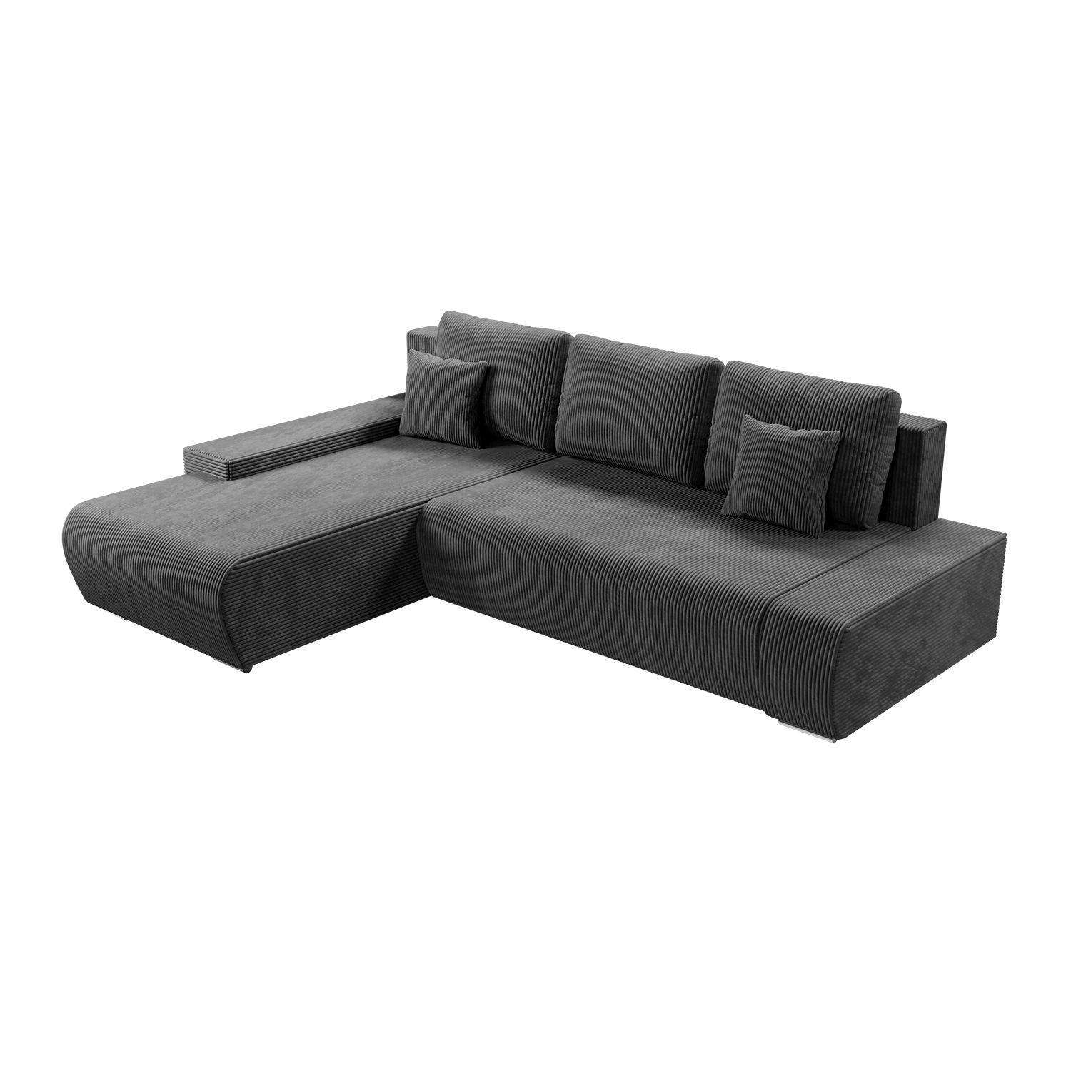 Juskys Ecksofa Iseo, modern, L-Form, Schlaffunktion, günstig online kaufen