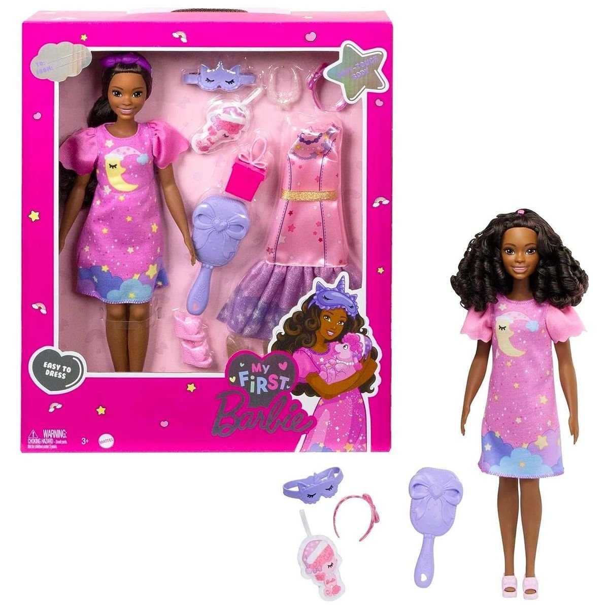 Mattel® Anziehpuppe Mattel HMM67 - Barbie - My First - Brooklyn Deluxe Pupp günstig online kaufen