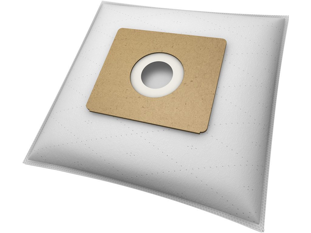 McFilter Staubsaugerbeutel 10 Stück, passend für Hanseatic VCB35B15C (VCB35B15C-1J7W-70), 10 St., Reißfest, Top Filtration, 3-lagiges Microvlies, Pappdeckscheibe