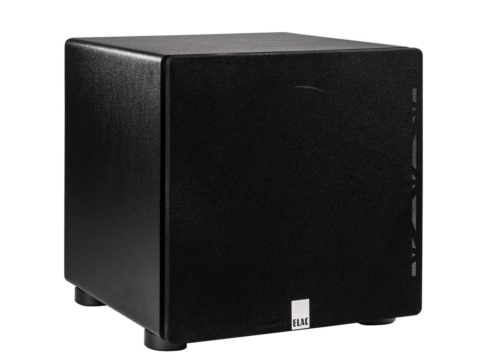 schwarz ELAC DSP Subwoofer PS250-BK mit ELAC Subwoofer