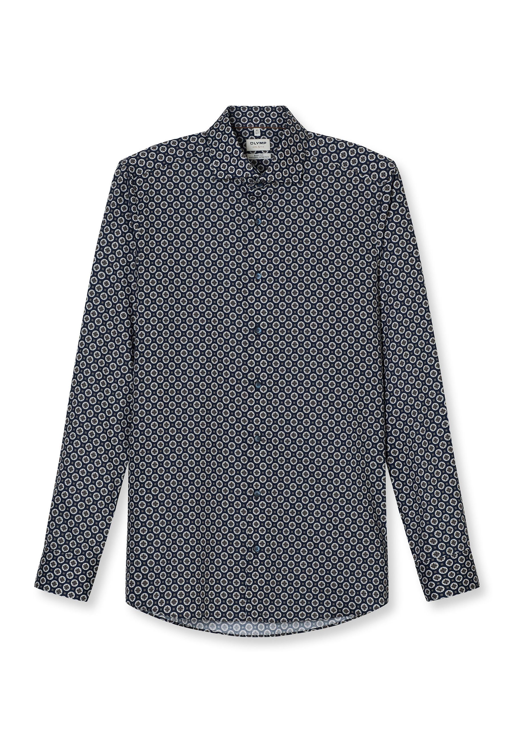 OLYMP Businesshemd OLYMP Level Five, body fit, Royal Kent