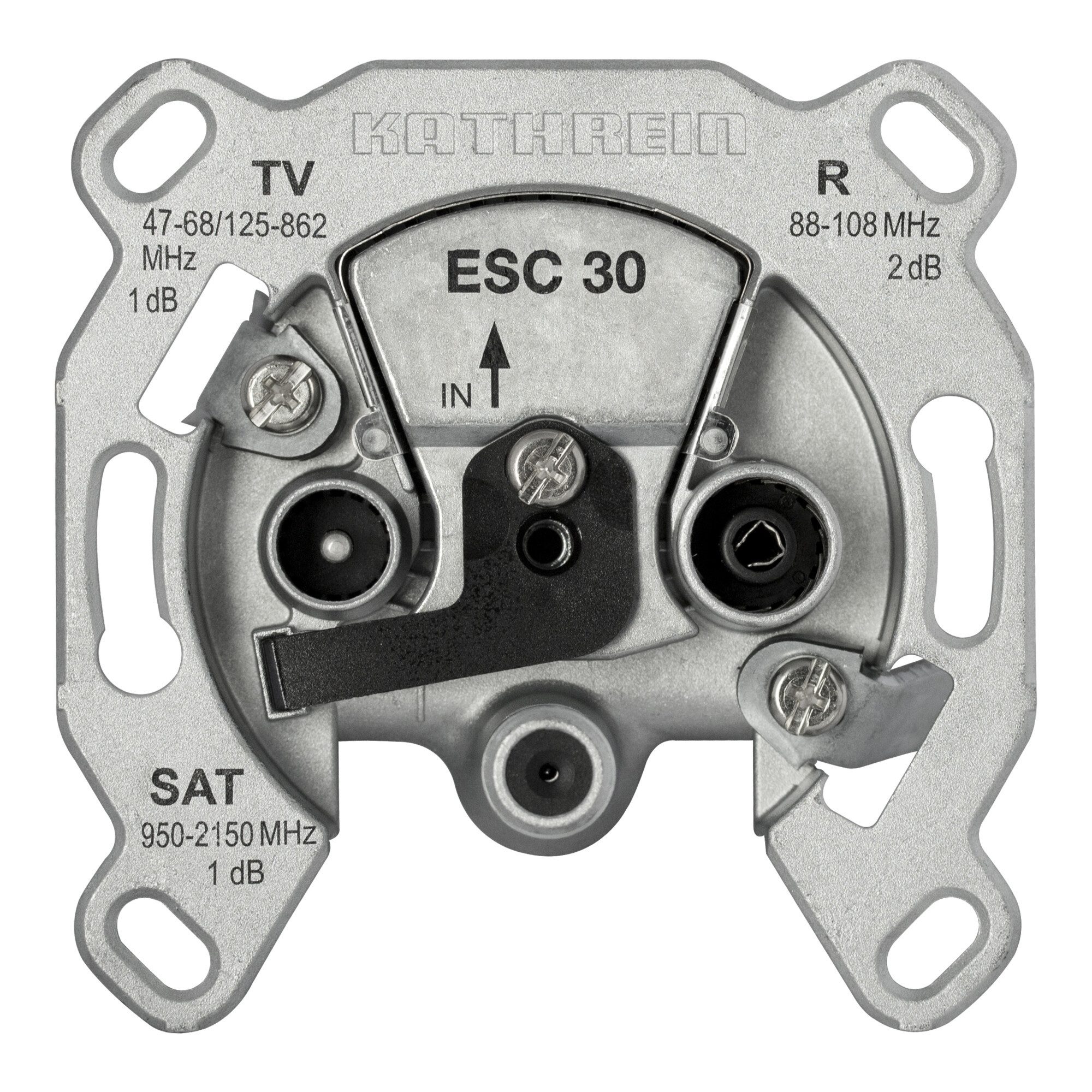 Kathrein Gehörschutzstöpsel Kathrein SAT-Steckdose 3-fach Einzelanschlussdose ESC 30