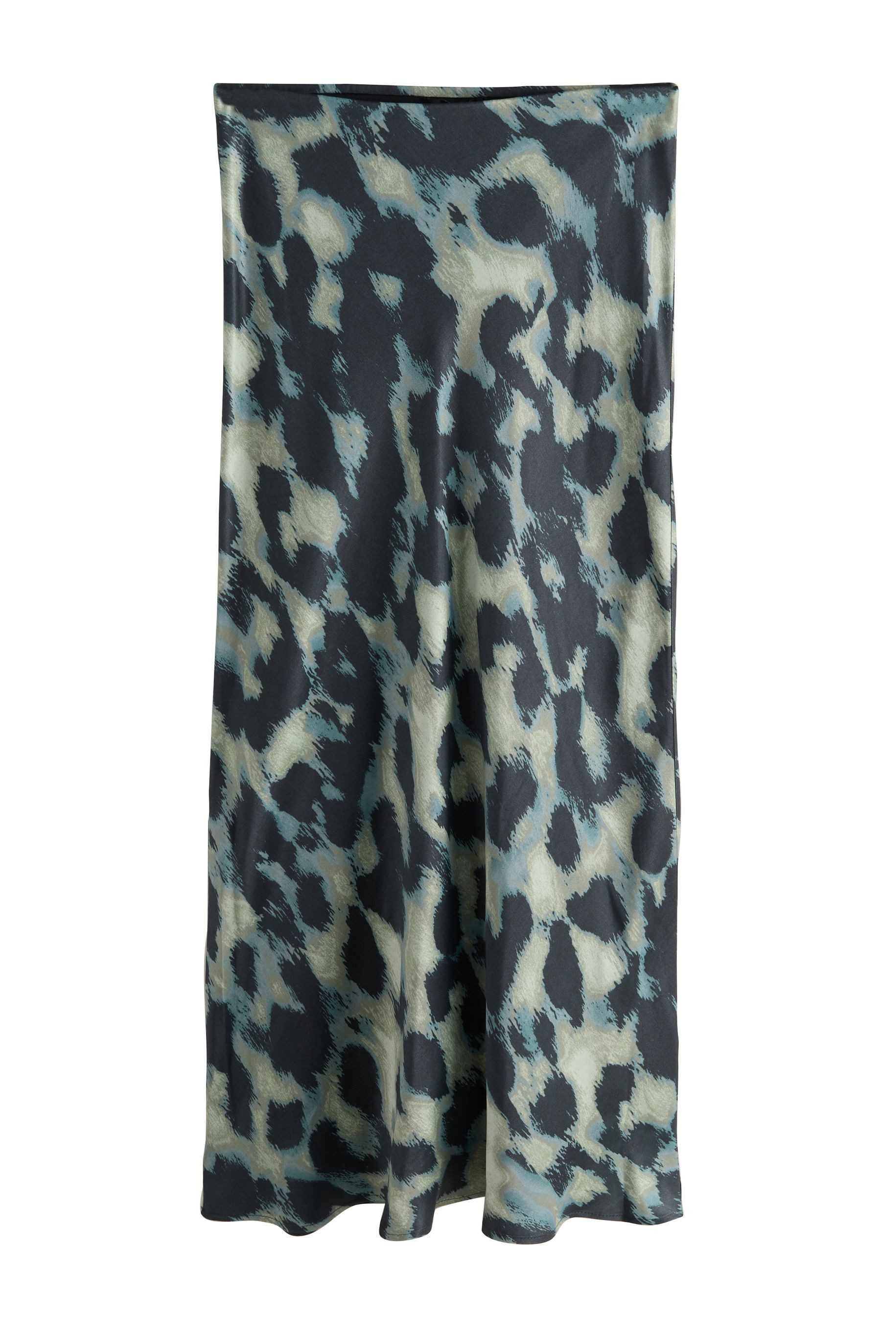 Next Midirock Gemusterter Midirock aus Satin (1-tlg) günstig online kaufen