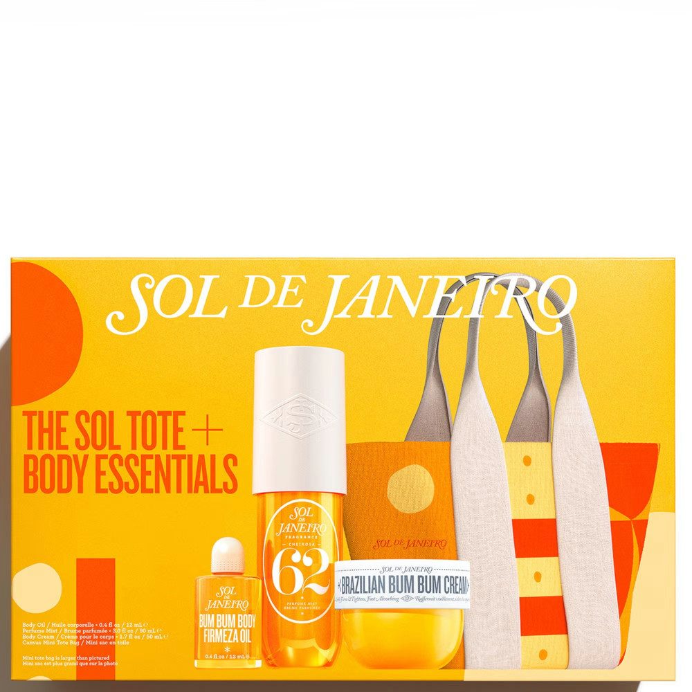 Sol de Janeiro Pflege-Geschenkset Sol de Janeiro – The Sol Tote Body Essentials – Pflegeset im Beutel, Bietet luxuriöse Körperpflege in einem stylischen Beutel.
