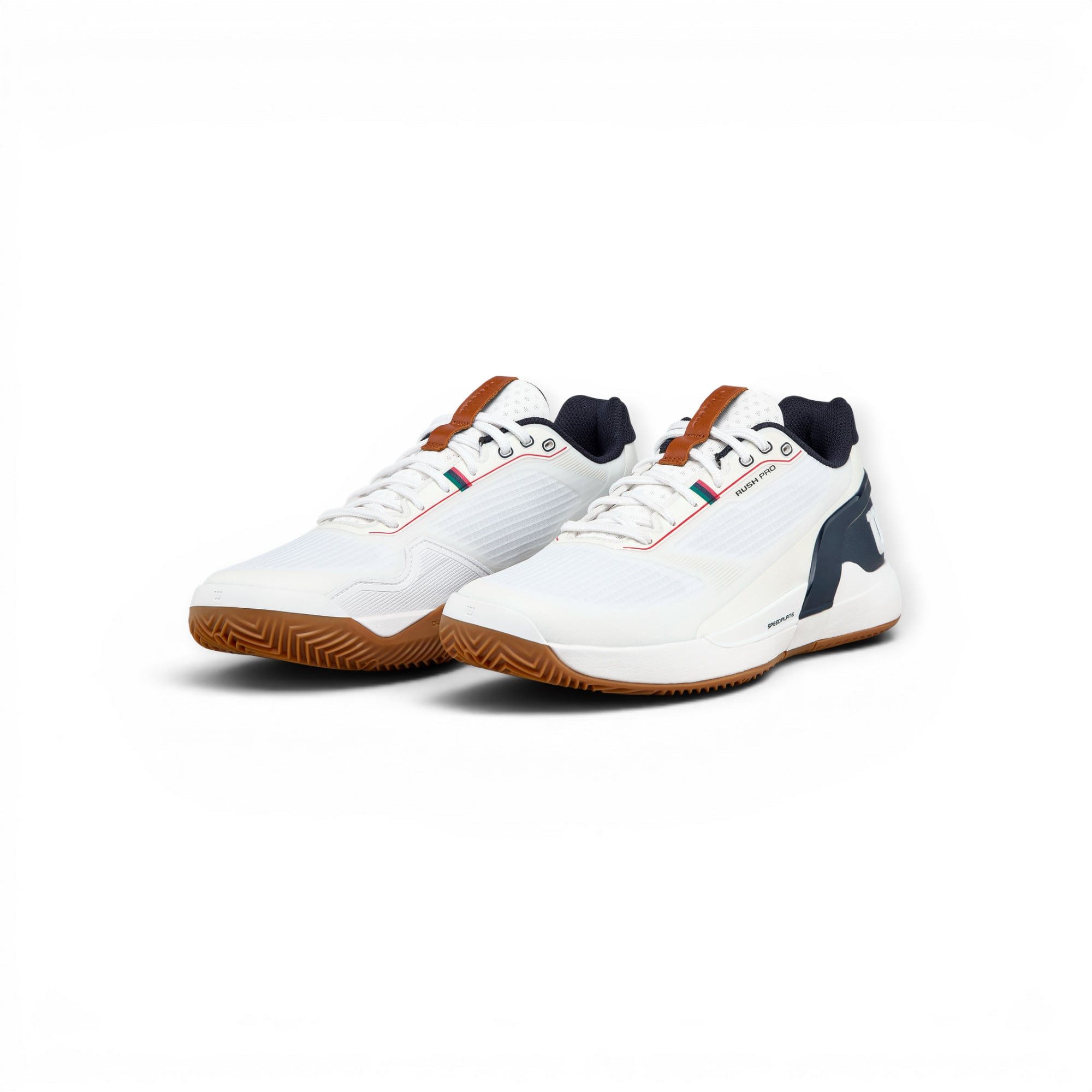 Wilson Rush Pro 5.0 Clay/Sandplatz weiss/navyblau Herren Tennisschuh