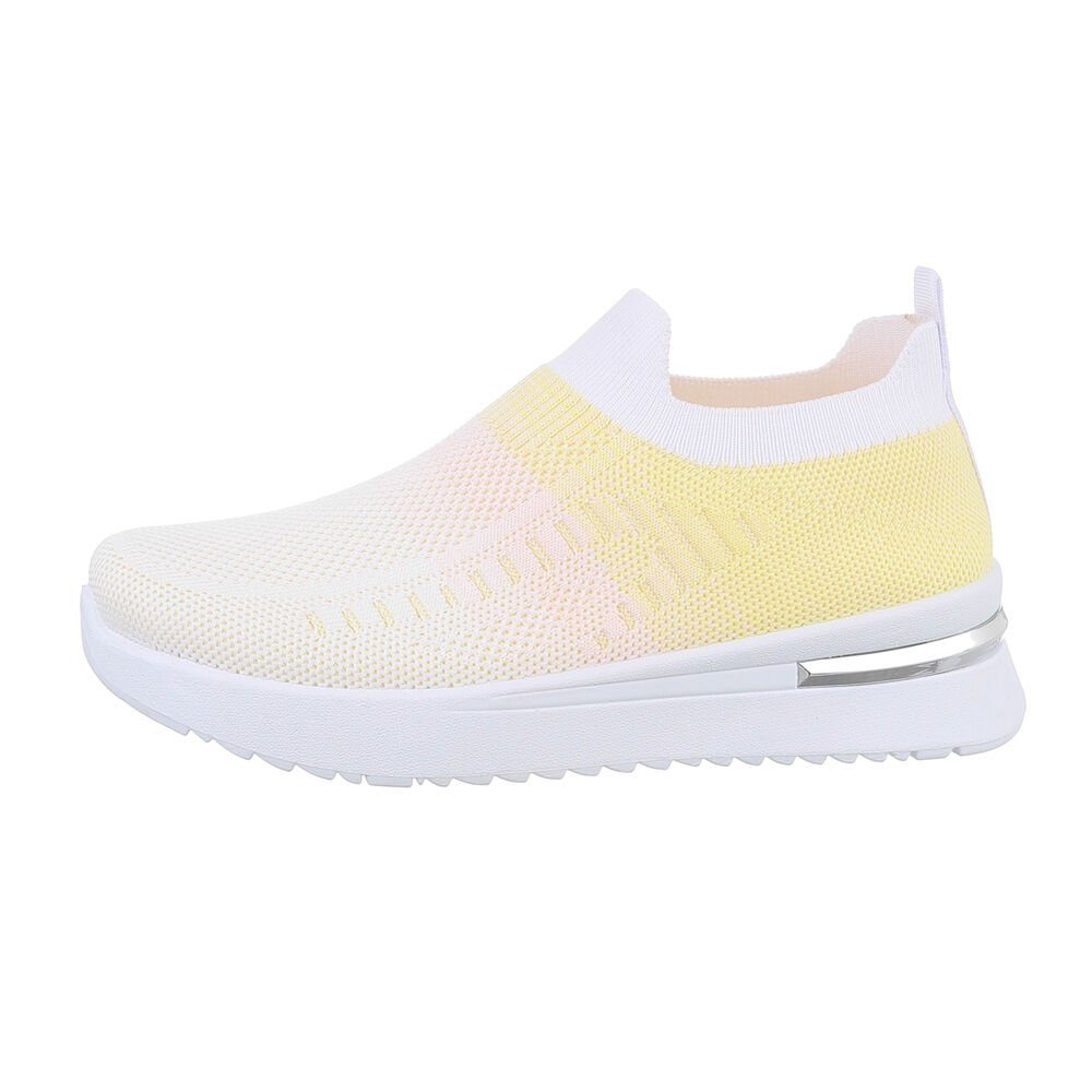 Ital-Design Damen Low-Top Freizeit Sneaker (85878522) Keilabsatz/Wedge Snea günstig online kaufen