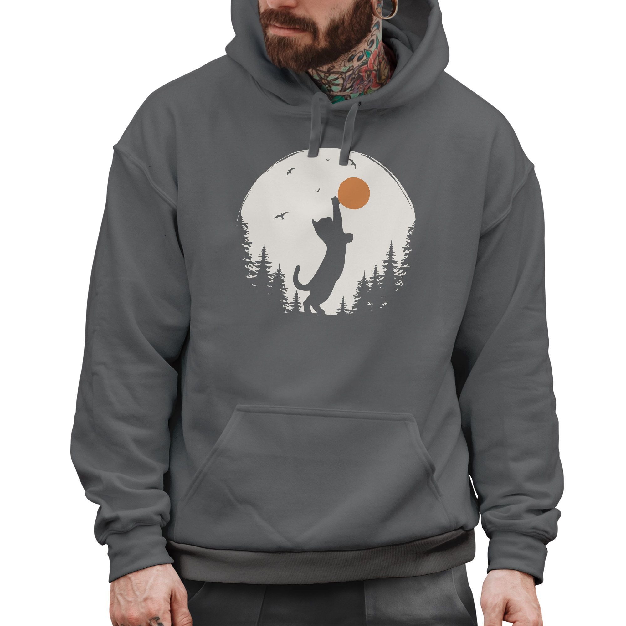 Neverless Hoodie Hoodie Herren mit Frontprint günstig online kaufen