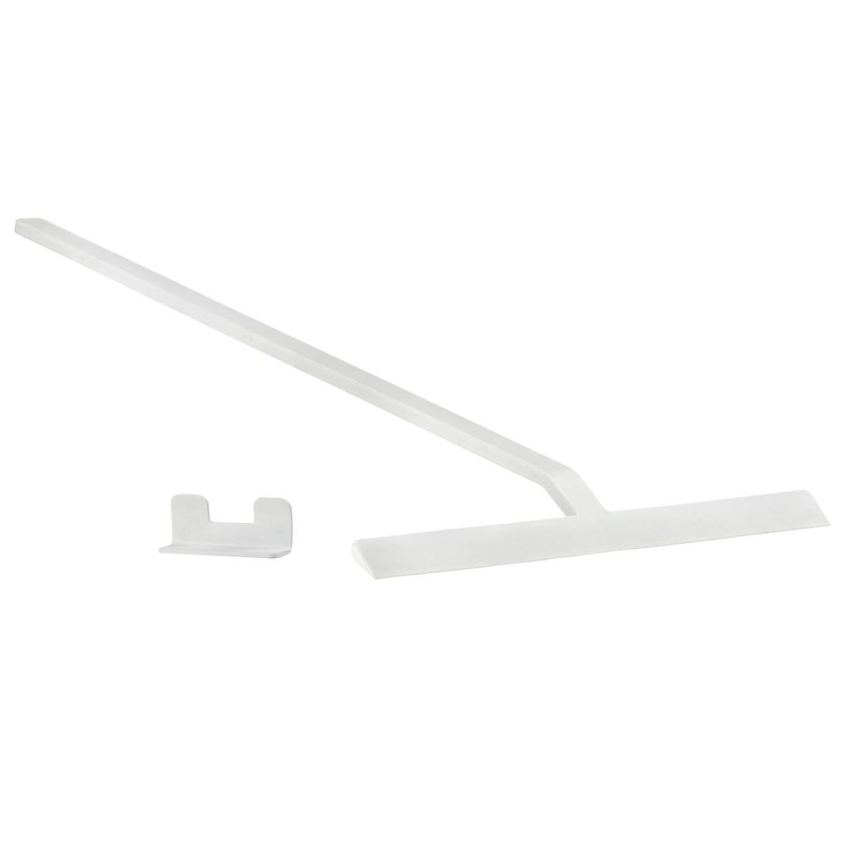Zone Denmark Скребки для душа ZONE Bad-Abzieher 30cm RIM, Bad-Abzieher, ohne Bohren, 30cm breit, 50cm langer Griff, weiß