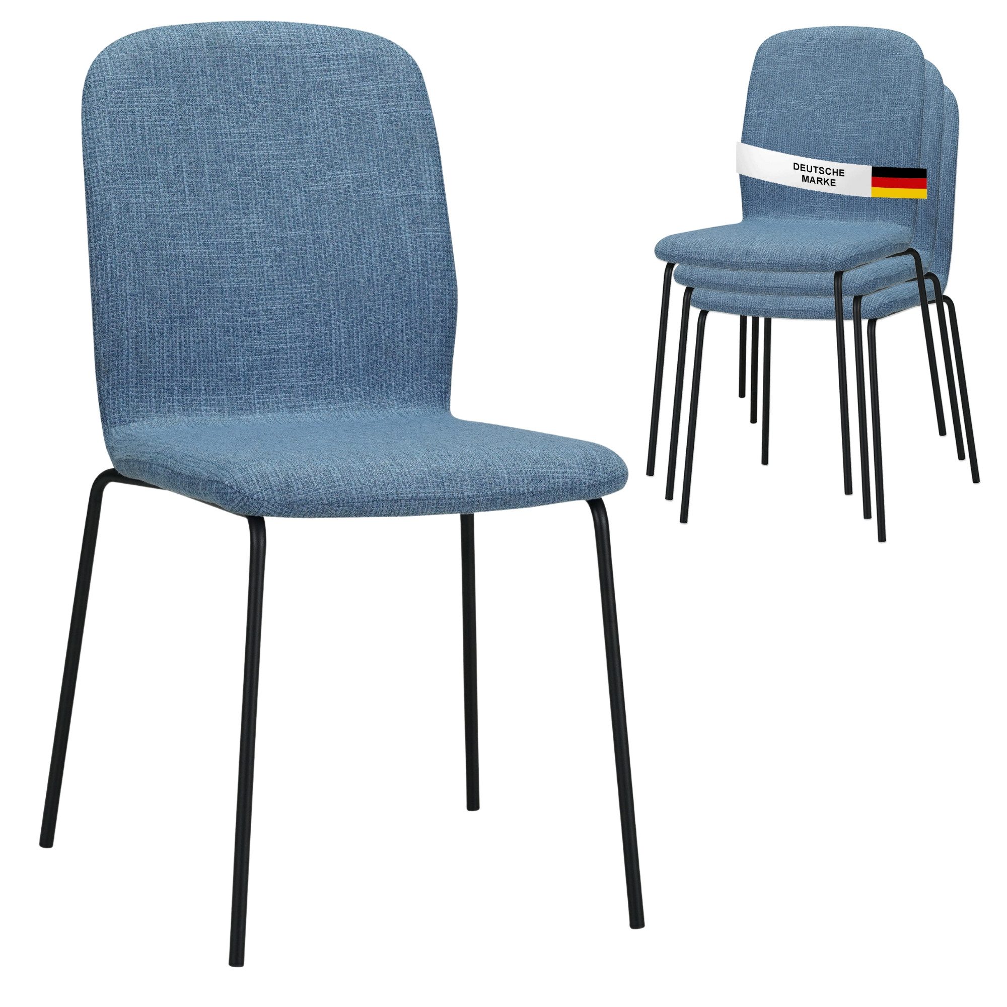 Albatros International Esszimmerstuhl Esszimmerstuhl ENNA 4er günstig online kaufen