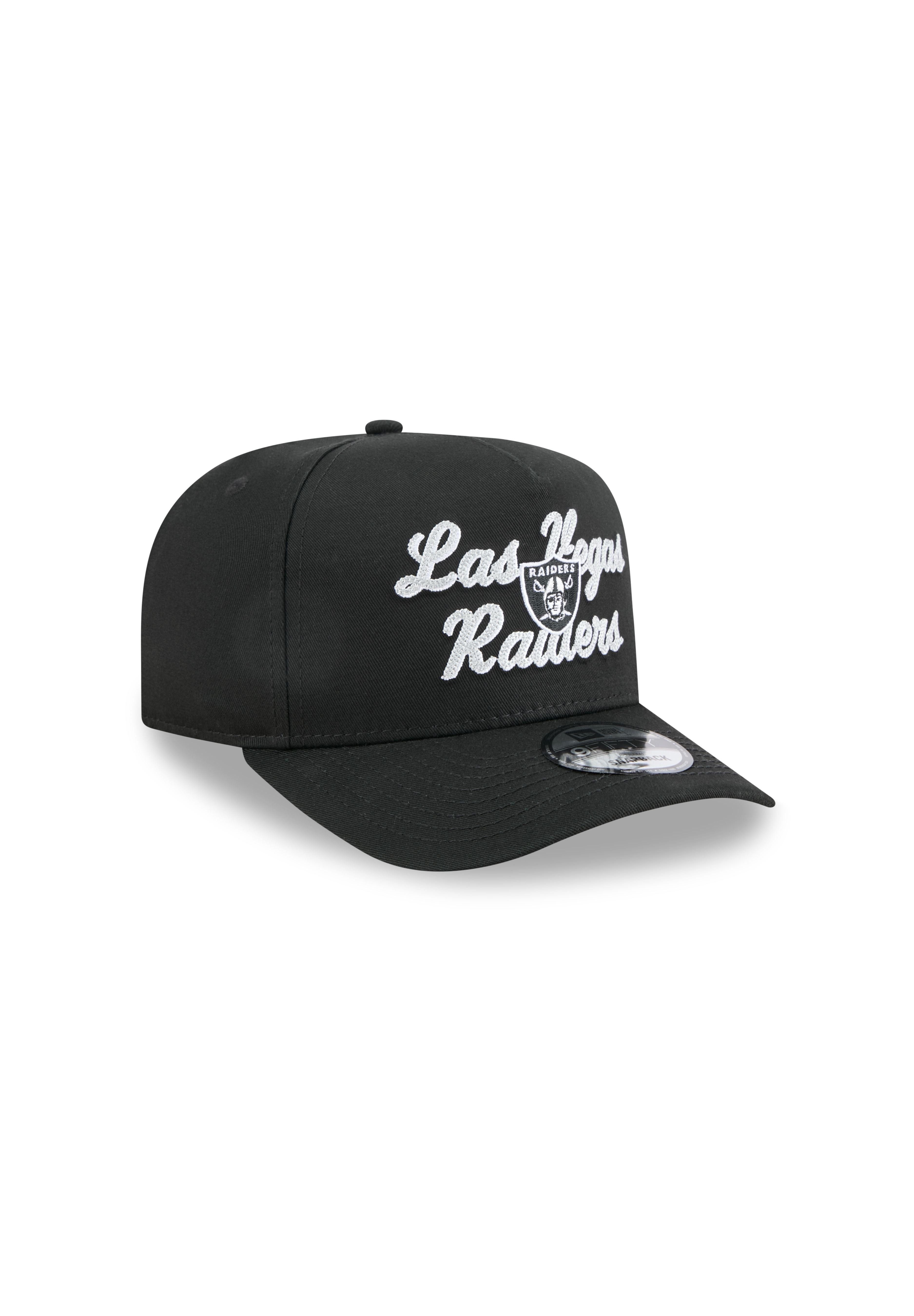 New Era Baseball Cap Las Vegas Raiders Chainstitch 9Fifty A-Frame Cap New Era Schwarz (1-St)