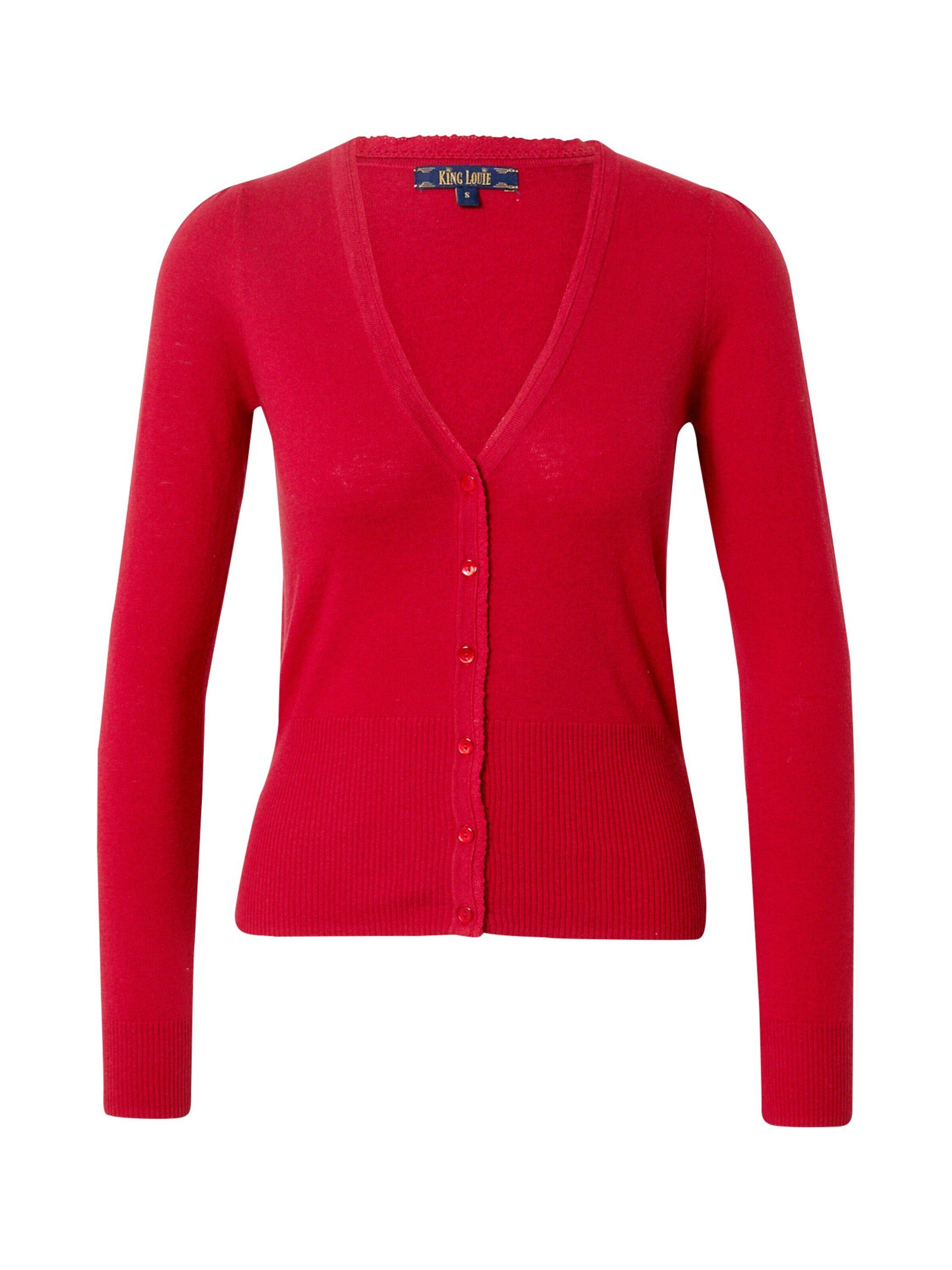 King Louie Strickjacke (1-tlg) Spitze