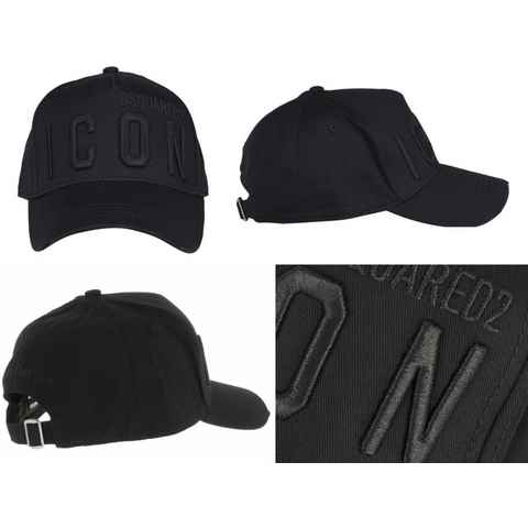 Dsquared2 Baseball Cap Dsquared2 Icon Baseballcap Cap Kappe Basebalkappe Cult Hat Hut Black B