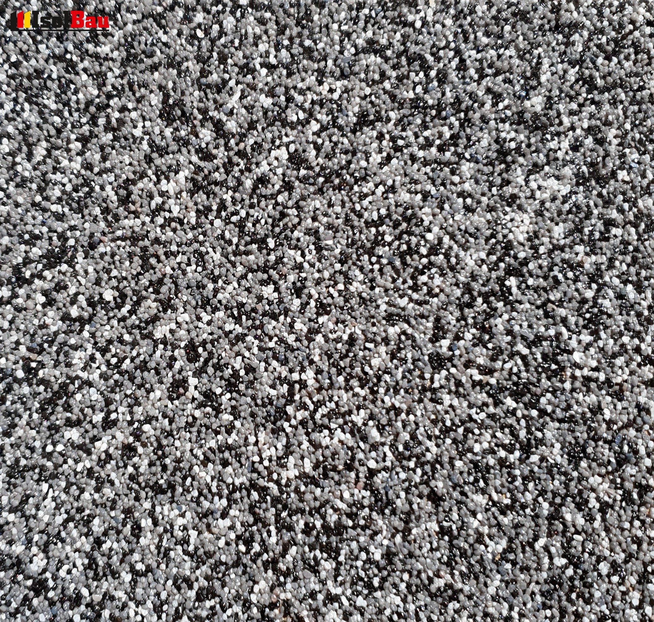 None Gipsputz Set Mosaikputz 10 kg Buntsteinputz BP30 Sockelputz + Quarzgrund 1,5 kg Körnung 1,8 mm; Trocknung 12–48h; Verbrauch 3,2–4,5 kg/m²