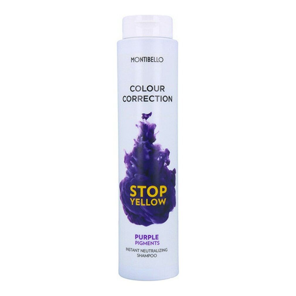 MONTIBELLO Haarshampoo Stop Yellow Shampoo neutralisiert Gelbtöne im Haar 300ml