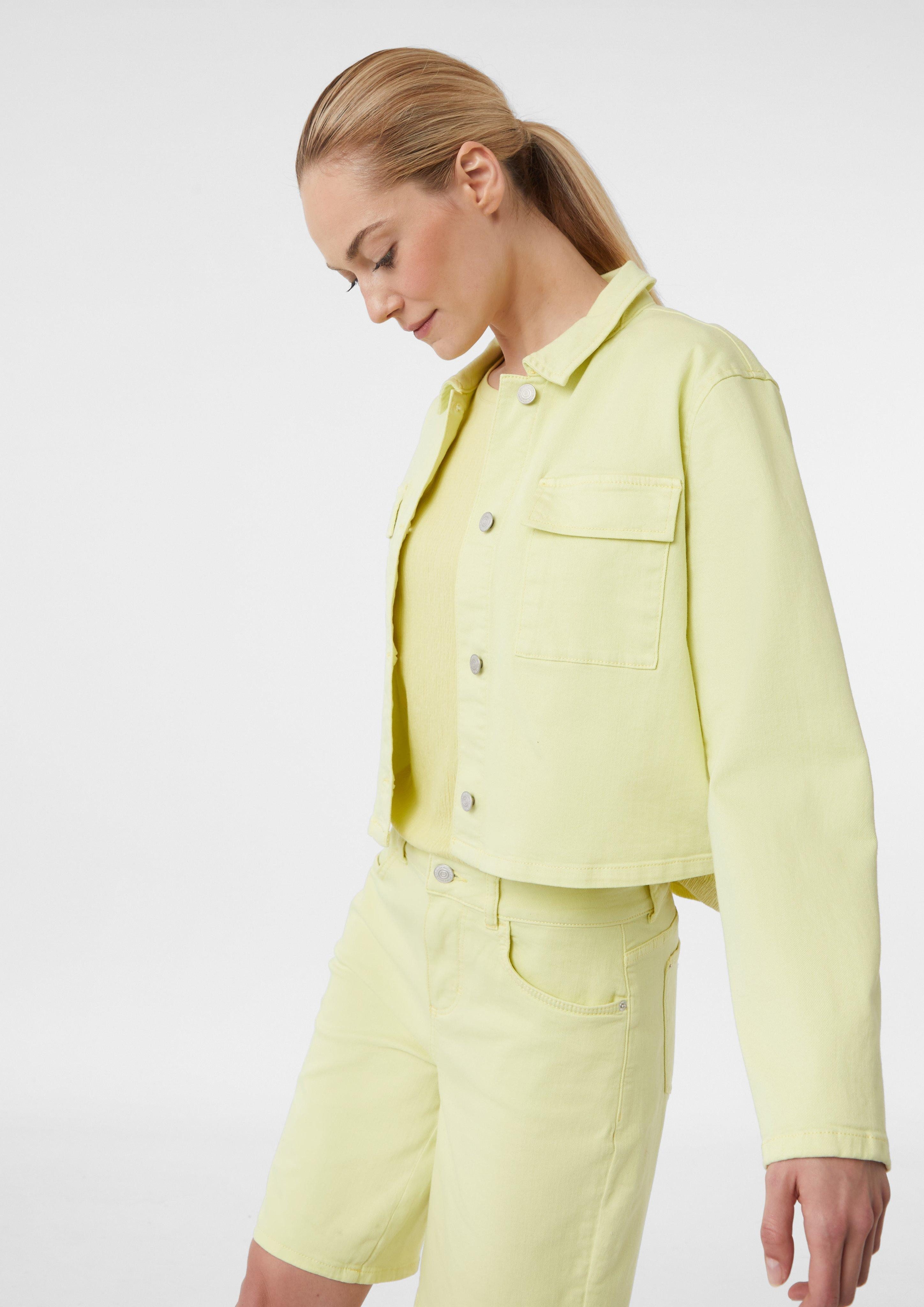 comma casual identity Blusenblazer Kurze Jeansjacke günstig online kaufen