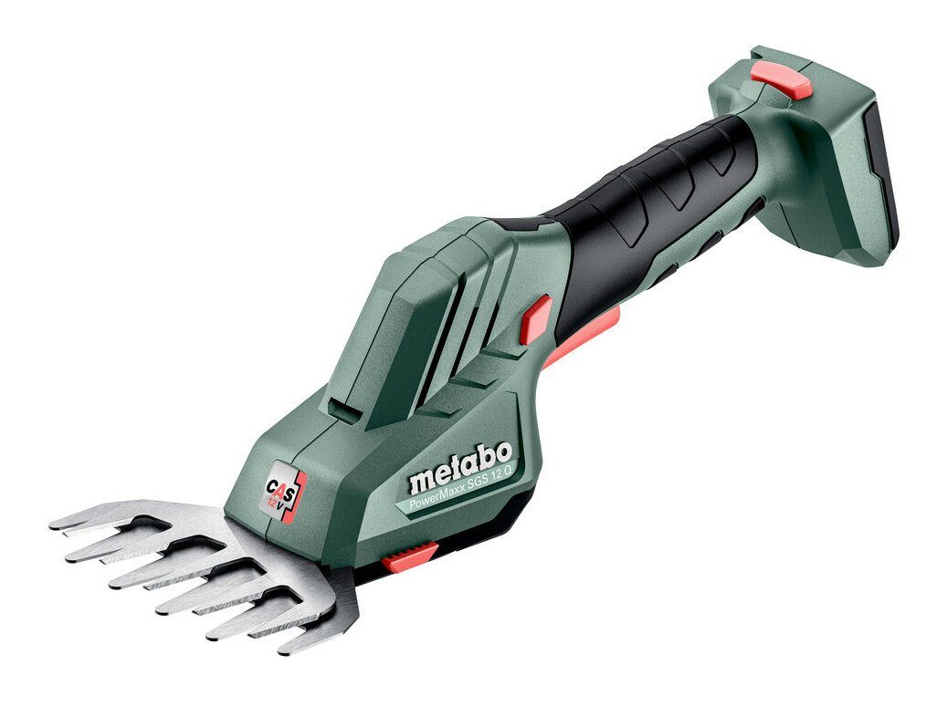 metabo Akku-Strauchschere PowerMaxx SGS 12 Q, Strauch- und Grasschere Ohne Akku im Karton